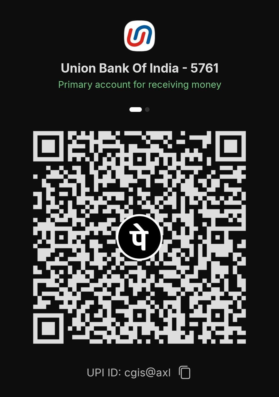 UBI QR Code